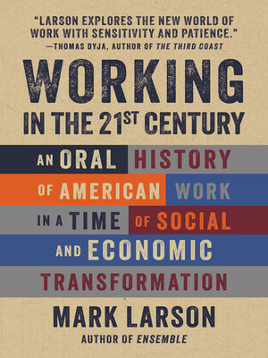 cover image of Working in the 21st Century